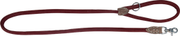 [AB31115] AB NUBUCK LEATHER Laisse ronde Bordeaux-10mmx130cm