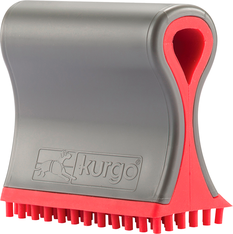 KURGO Shed Sweeper Dog Hair Remover Grey/Red