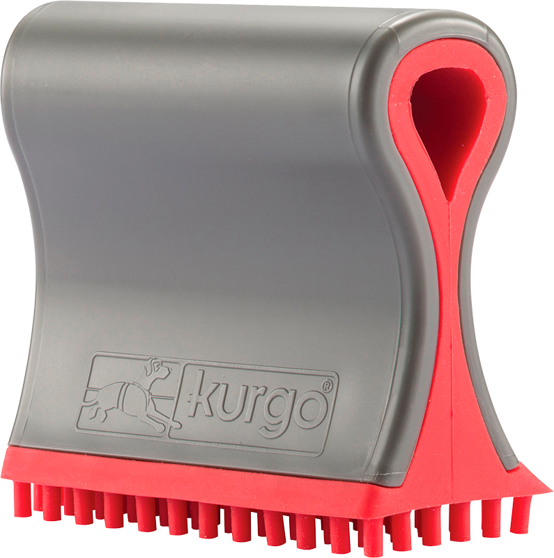 KURGO Shed Sweeper Hondenhaar verwijderaar Grijs/Rood