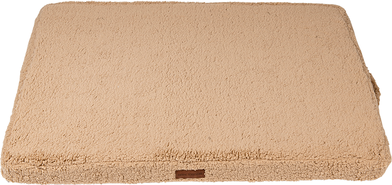 AB TEDDY Lit de Chien Orthopedic avec Doublure Imperméable Beige-M 75x60x10cm