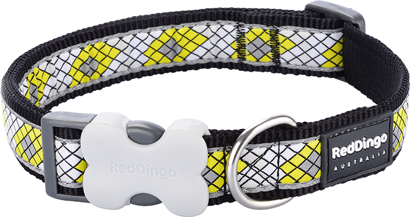 [DC-MY-BB-20] RD Halsband Monty Schwarz-M 20mmx31-47cm