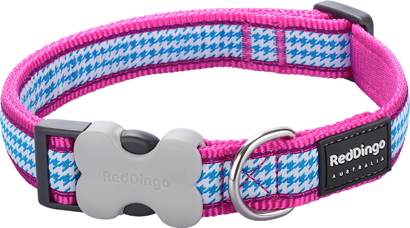 RD Halsband Fang it Roze-L 25mmx41-63cm
