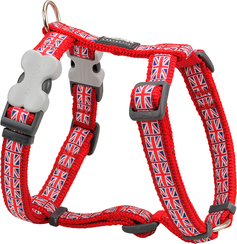 RD Harness Union Jack Flag Red-S 15mm