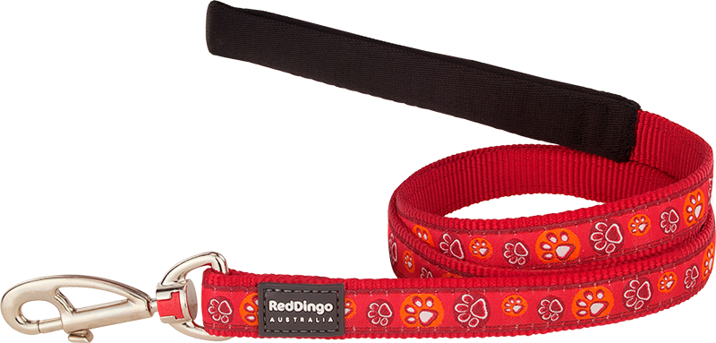 RD Laisse Paw Impressions Rouge-XS 12mmx1,2m