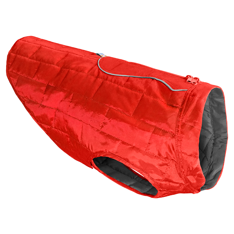 KURGO Loft Jacket Red/Grey-XS 25cm