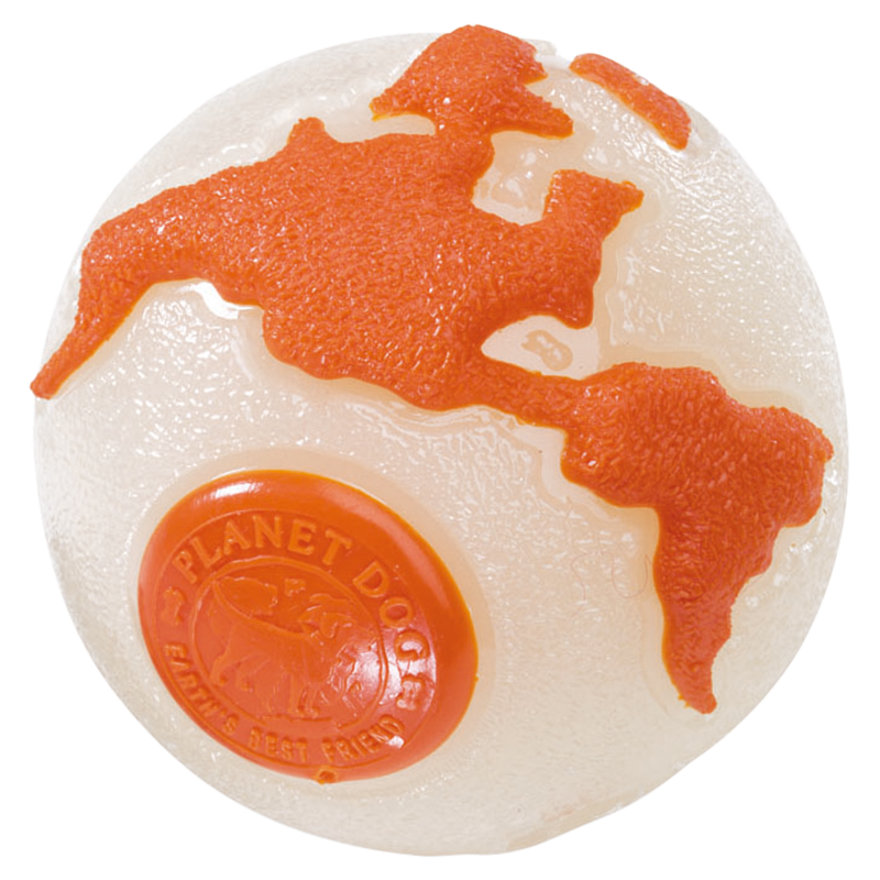 PD ORBEE-TUFF Planeetbal Glow wit/Oranje-M Ø7,5cm