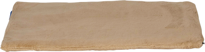 AB BENCHKUSSEN met Rits Plush Beige-M 73x45cm