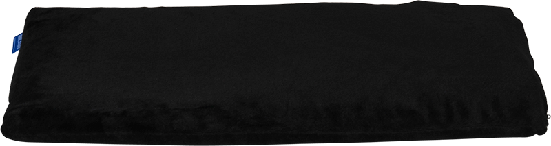 AB COUSSIN CAGE avec Fermeture Éclair Peluche Anthracite-XL 104x68cm