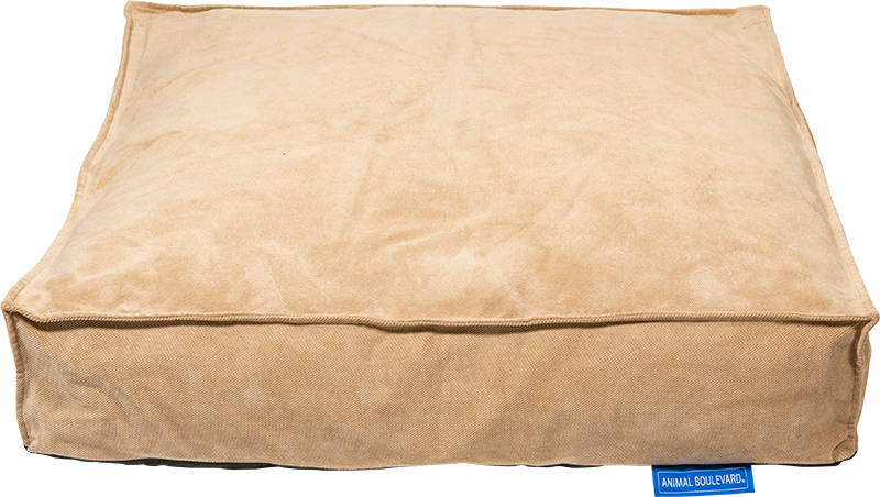 AB SQUARE Orthopedisch Hondenbed Beige-M 80x80x15cm
