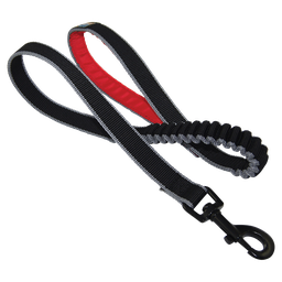 [K01676] KURGO Springback Lite Leiband Zwart/Rood-76cm