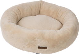 [AB10726] AB HOME&AWAY Rundes Korb Plüsch Beige-XS 60x60x17cm