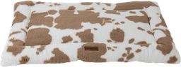 [AB10748] AB COW PLUSH Käfigmatte Weiß/Mokka-M 73x45cm