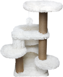 [AB59034] AB CAT TREE Berlin Blanc-65x60x84cm
