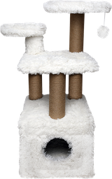 [AB59037] AB CAT TREE Riga Blanc-67x52x100cm