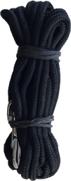 [AB45250] AB TRAVEL Aanleglijn Nylon Zwart-6mmx5m
