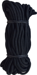 [AB45252] AB TRAVEL Aanleglijn Nylon Zwart-6mmx15m