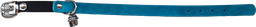 [AB30233] AB COUNTRY LEATHER Kattenhalsband Turquoise-14mmx30cm