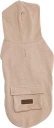 [AB41503] AB OUTERWEAR Sweat à Capuche Beige-40cm 