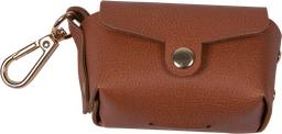 [AB31204] AB PROMENADE Distributeur en cuir Artificiel Cognac- 10x6cm