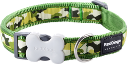 [DC-CF-GR-20] RD Halsband Camouflage Grün-M 20mmx31-47cm