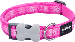 [DC-PI-HP-20] RD Halsband Paw Impressions Roze-M 20mmx31-47cm