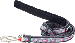 [L6-FM-GY-12] RD Leiband Flamingo Cool Grijs-XS 12mmx1,8m