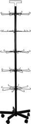 [PW076B] AB POS Carrousel Zwart-180x50cm