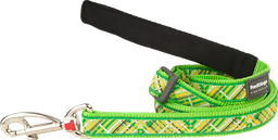 [L6-FN-LG-12] RD  Leiband Flanno Limoen Groen-XS 12mmx1,8m