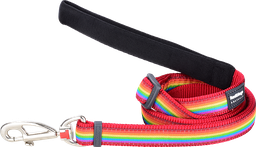 [L6-RA-RE-12] RD  Leiband Rainbow Rood-XS 12mmx1,8m