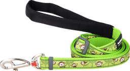 [L6-MK-LG-15] RD  Leiband Monkey Limoen Groen-S 15mmx1,8m