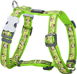 [DH-MK-LG-12] RD  Harnas Monkey Limoen Groen-XS 12mm