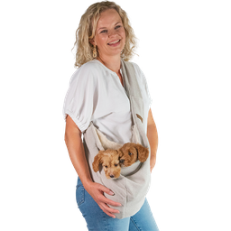 [AB10757] AB HOME&AWAY Sac en Bandoulière pour Chiens Beige-XS 86x12x38cm