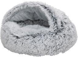 [AB10977] AB Grot Long Plush Grijs-S 45x45x14cm