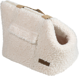 [AB12025] AB CURL PLUSH Draagtas Wit-S 41x27x29cm