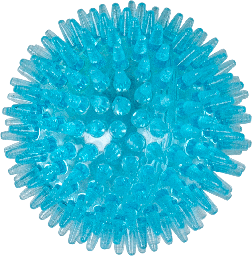 [AB50618] ​AB TPR TOY Spikebal Lichtblauw-Ø7cm