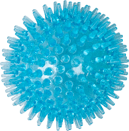 [AB50620] ​AB TPR TOY Spikebal Lichtblauw-Ø9cm