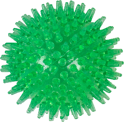[AB50621] ​AB TPR TOY Spikebal Lichtgroen-Ø9cm