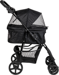 [AB45010] AB TRAVEL Buggy für Hunde Schwartz-XS 86x46x95cm