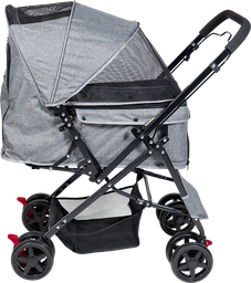 [AB45011] AB TRAVEL Buggy für Hunde Grau-S 77x52x95cm