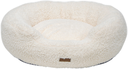 [AB12045] AB CURL PLUSH Chubby Basket White-S 50x45x16cm