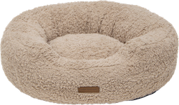 [AB12053] AB CURL PLUSH Chubby Basket Beige-L 90x85x22cm