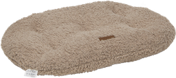 [AB12072] AB CURL PLUSH Coussin ovale Beige-L 90x65x10cm
