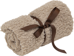 [AB12082] AB CURL PLUSH Blanket Beige-S 110x75cm