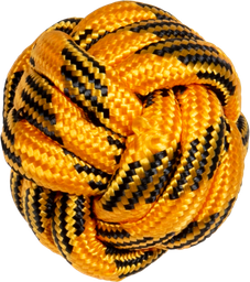 [AB50200] AB Rope Ball Yellow/Black-50-60g Ø6cm