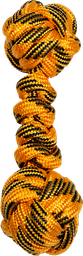 [AB50205] AB Rope dumbell Yellow/Black-115-125g 21cm