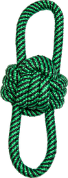 [AB50222] AB Rope Ball with 2 Loops Green/Black-230-240g 35cm