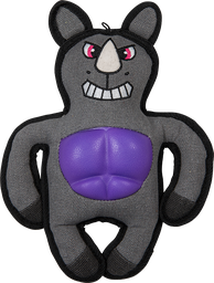 [AB50305] AB CANVAS TOY Rhinocéros Gris/Pourpre- 33cm