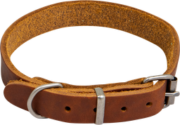 [AB30052] AB COUNTRY LEATHER Halsband Cognac-12mmx24-32cm