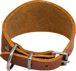 [AB30070] AB COUNTRY LEATHER Galgo halsband Cognac-28-33cm