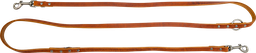 [AB30080] AB COUNTRY LEATHER HD freihändige Leine  Cognac-20mmx200cm